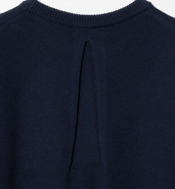 BEAUTY&YOUTH UNITED ARROWS「コットンブレンド バックタック ニットプルオーバー ウォッシャブル」|ニット・セーター|