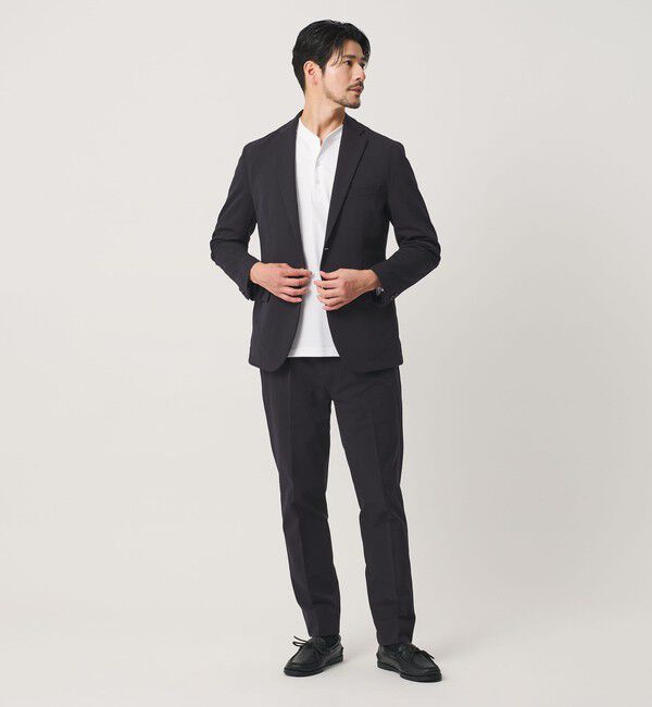 BEAUTY&YOUTH UNITED ARROWS「【WEB限定 WARDROBE SMART】ポリエステルカルゼジャージ  セットアップ/ジャケット＆イージーパンツ」|スーツ|