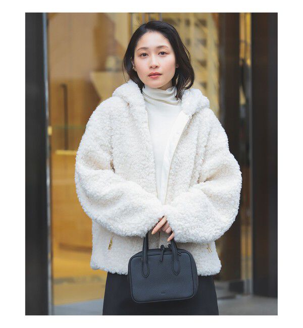 BEAMS SELECTION for WOMEN「【WEB限定】TATRAS / IPAMA ボア フードジャケット」|ブルゾン・スタジャン|