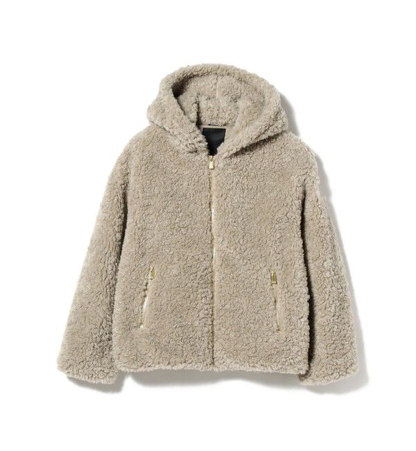 BEAMS SELECTION for WOMEN「【WEB限定】TATRAS / IPAMA ボア フードジャケット」|ブルゾン・スタジャン|