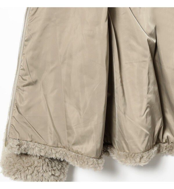 BEAMS SELECTION for WOMEN「【WEB限定】TATRAS / IPAMA ボア フードジャケット」|ブルゾン・スタジャン|