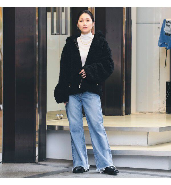 BEAMS SELECTION for WOMEN「【WEB限定】TATRAS / IPAMA ボア フードジャケット」|ブルゾン・スタジャン|