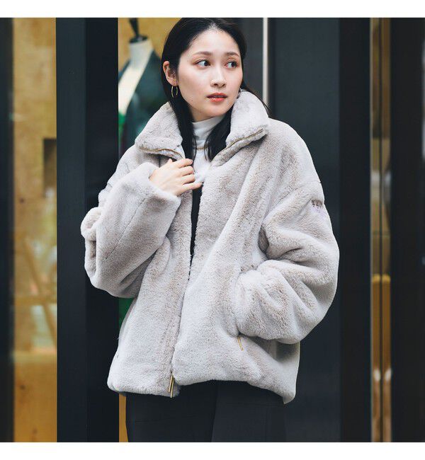 BEAMS SELECTION for WOMEN「TATRAS / BARBRA ボア ブルゾン」|ブルゾン・スタジャン|