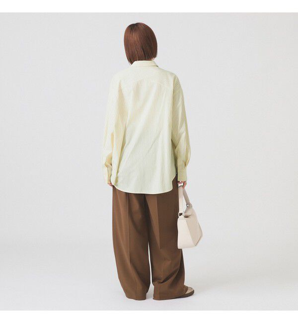 Ray BEAMS 「ストライプ ビッグ シャツ　　26SS 日除け 紫外線対策 冷房対策 レジャー アウトドア 春夏」|シャツ・ブラウス|