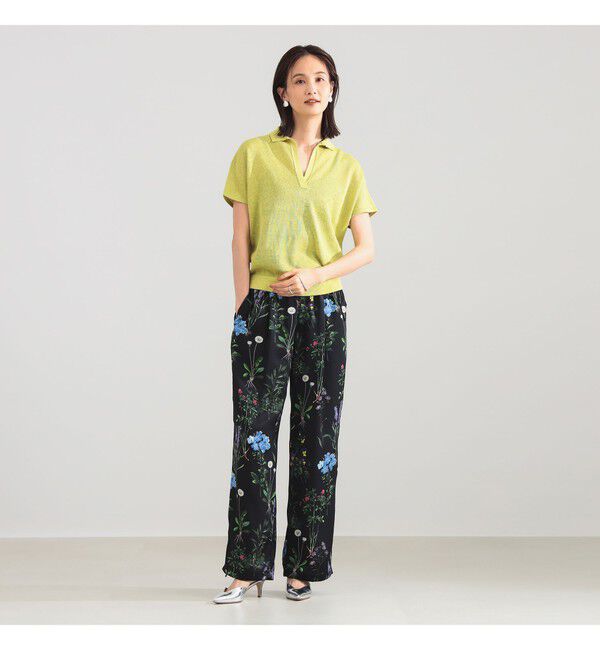 BEAMS SELECTION for WOMEN「TICCA / フラワー プリント パンツ」|チノ|