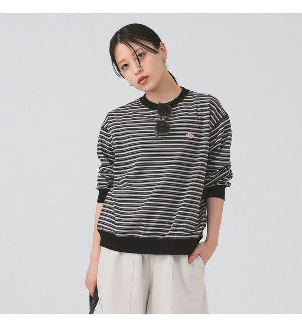 Ray BEAMS 「DANTON / ストライプ ロングスリーブ Tシャツ」|Tシャツ・カットソー|