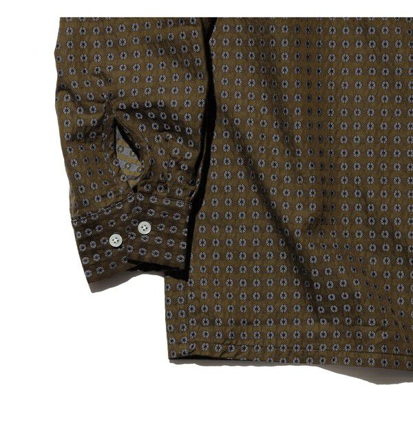 BEAMS PLUS「Open Collar Cupra Cotton Satin Jacquard」|シャツ・ブラウス|