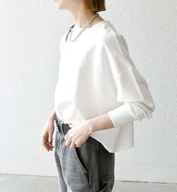 SHIPS any「〈洗濯機可能〉インレイ ロングスリーブ コンパクト プルオーバー」|Tシャツ・カットソー|