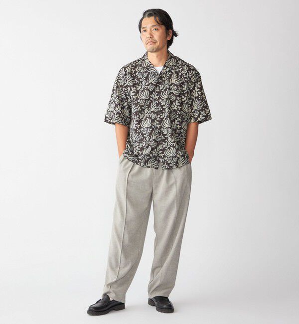 SHIPS「BENCH MARKING SHIRTS: インディアン バティック ショートスリーブ シャツ」|シャツ・ブラウス|