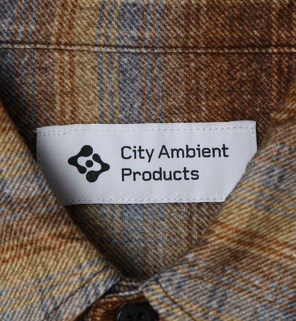 SHIPS「City Ambient Products: 〈洗濯機可能〉レギュラー プリント フランネル チェック シャツ」|シャツ・ブラウス|