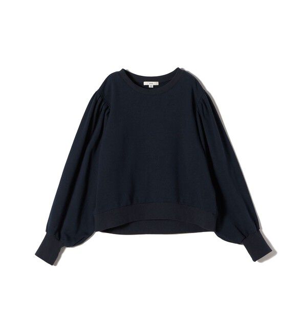 SHIPS for women「【WEB限定】〈手洗い可能〉ショルダー タック パフ スリーブ ミニ 裏毛 プルオーバー」|Tシャツ・カットソー|