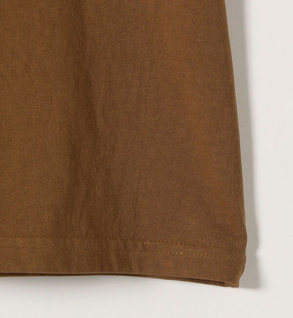 SHIPS any「【SHIPS any別注】THE KNiTS:〈洗濯機可能〉ロゴ プリント リンガー TEE」|Tシャツ・カットソー|