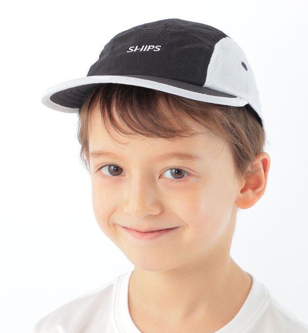 SHIPS KIDS「SHIPS KIDS:シアー メッシュ ジェットキャップ」|キャップ・キャスケット|ブラック