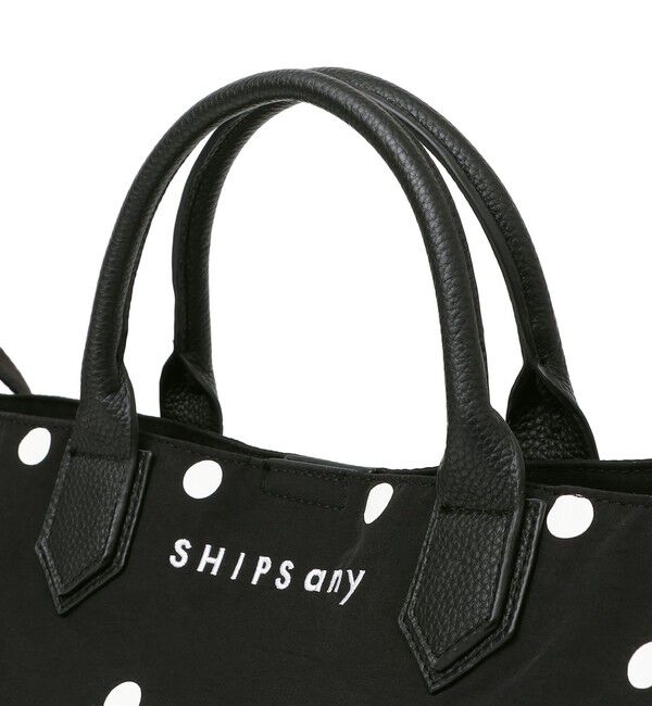 SHIPS any「SHIPS any:〈撥水加工〉A4 ドット 2WAY トートバッグ」|トートバッグ|