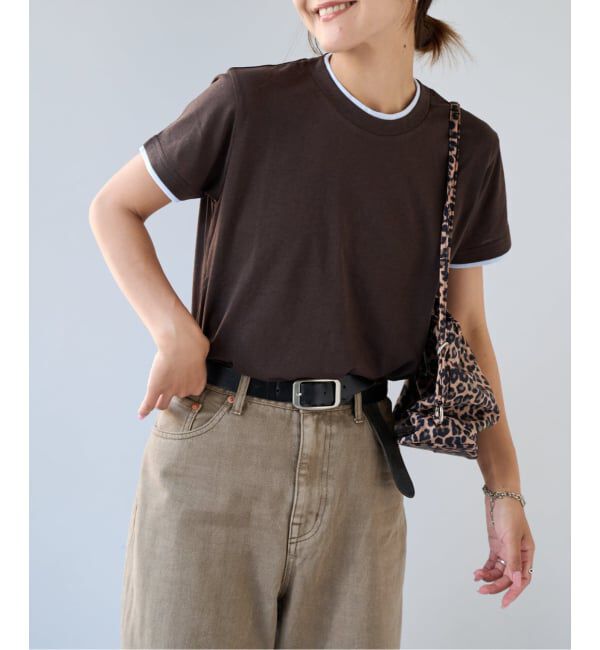 OUTDOOR PRODUCTS Usual Things「シアースラブレイヤードライクTEE」|Tシャツ・カットソー|ブラウン