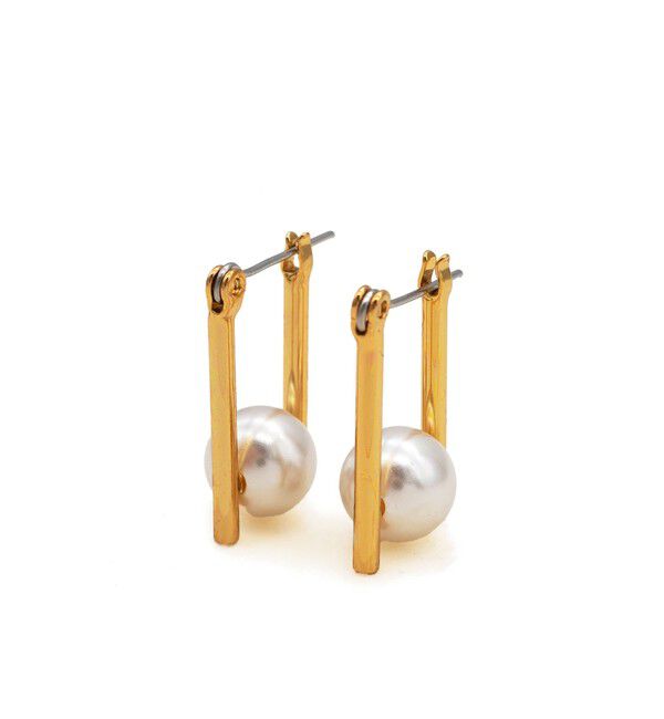 TOMORROWLAND GOODS「【別注】januka パールコンビピアス」|ピアス|