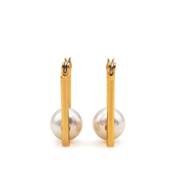 TOMORROWLAND GOODS「【別注】januka パールコンビピアス」|ピアス|