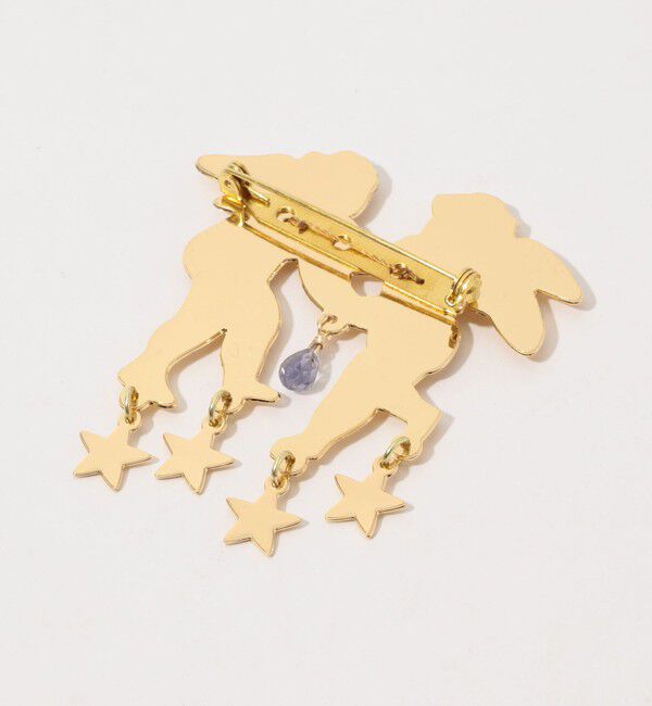 TOMORROWLAND GOODS「MERCEDES SALAZAR TWO ANGELS STARS ブローチ」|ブローチ・コサージュ|