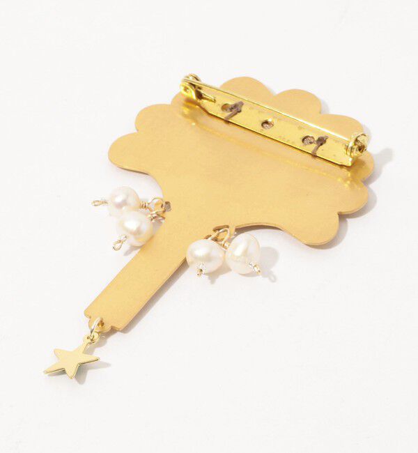 TOMORROWLAND GOODS「MERCEDES SALAZAR GOLDEN PALM ブローチ」|ブローチ・コサージュ|