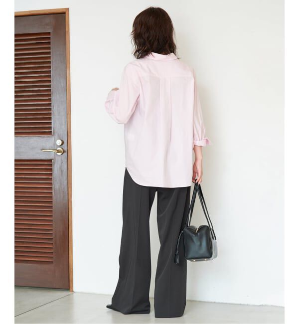 SLOBE IENA「《WEB限定/4サイズ展開/追加予約》イージーワイドパンツ」|スラックス|