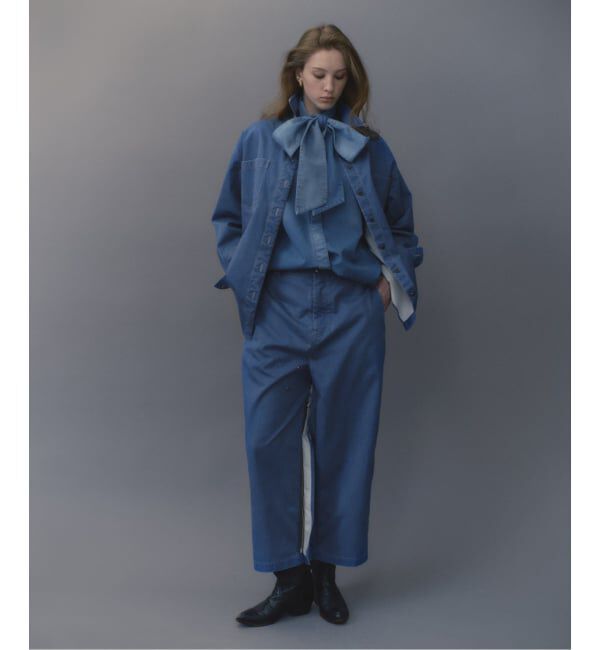 VERMEIL par iena「BOWTE バウト Light Denim ボウタイシャツ」|シャツ・ブラウス|