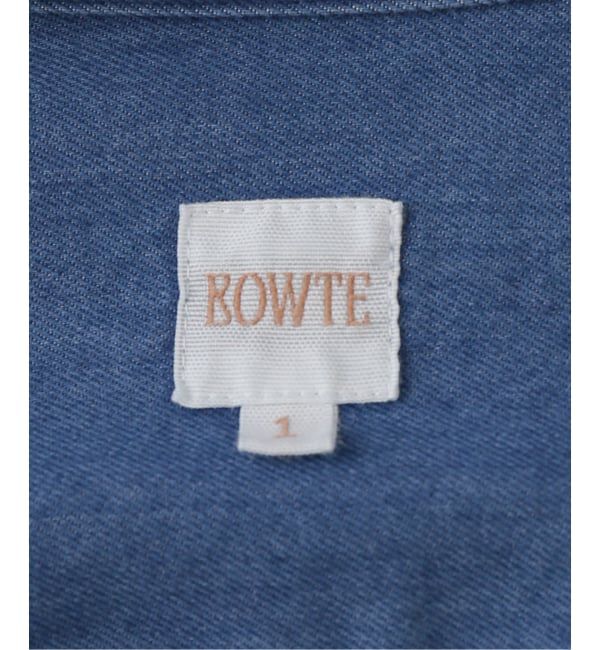 VERMEIL par iena「BOWTE バウト Light Denim ボウタイシャツ」|シャツ・ブラウス|