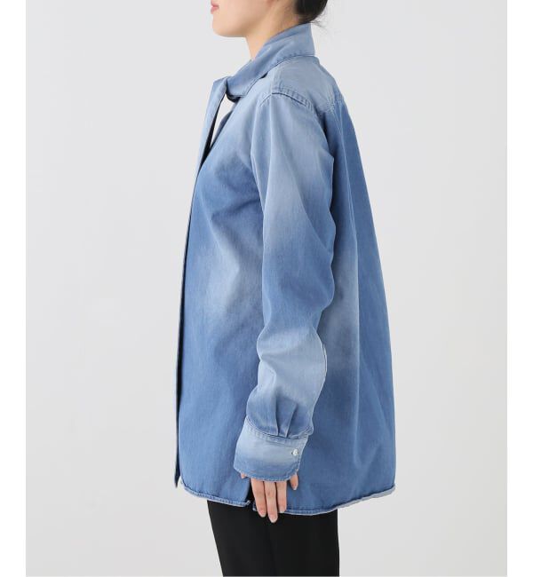 VERMEIL par iena「BOWTE バウト Light Denim ボウタイシャツ」|シャツ・ブラウス|