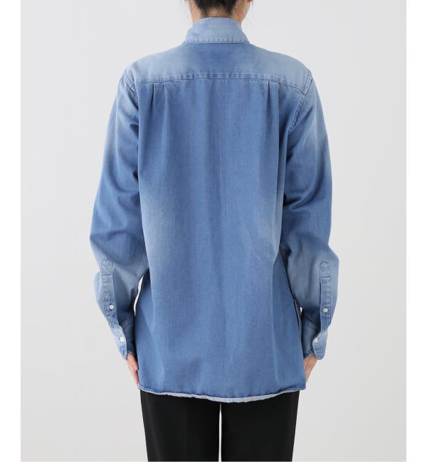 VERMEIL par iena「BOWTE バウト Light Denim ボウタイシャツ」|シャツ・ブラウス|
