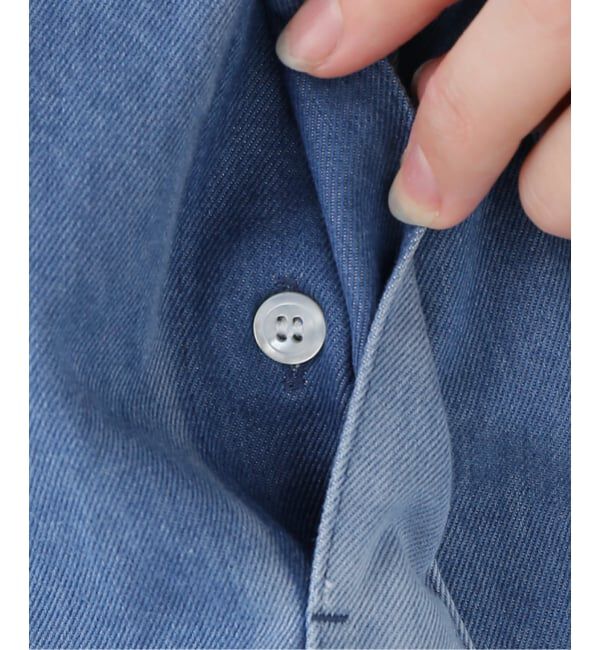 VERMEIL par iena「BOWTE バウト Light Denim ボウタイシャツ」|シャツ・ブラウス|
