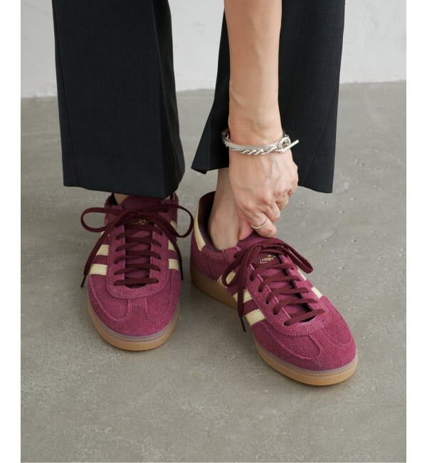 IENA「adidas originals HANDBALL SPEZIAL W スニーカー JKK0932/KK0929」|スニーカー|ボルドー