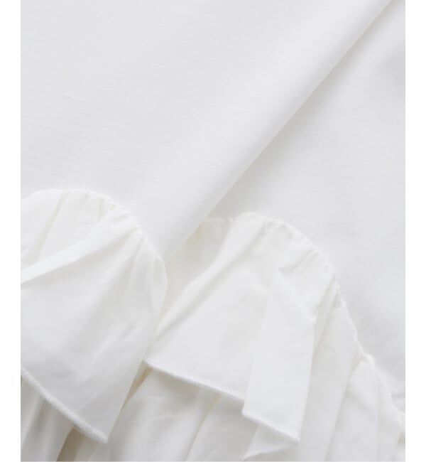 IENA「MARILYN MOON/マリリンムーン ruffle top カットソー 4264-182」|Tシャツ・カットソー|