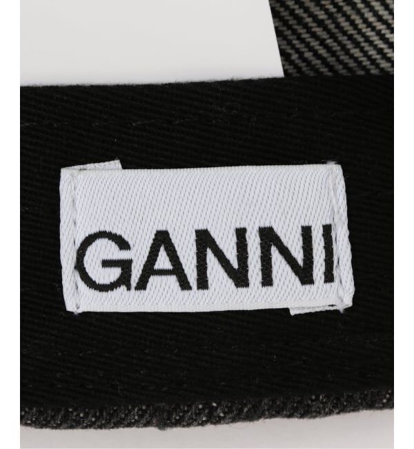 PULP「GANNI / ガニー Washed Embroidery Denim Cap」|キャップ・キャスケット|