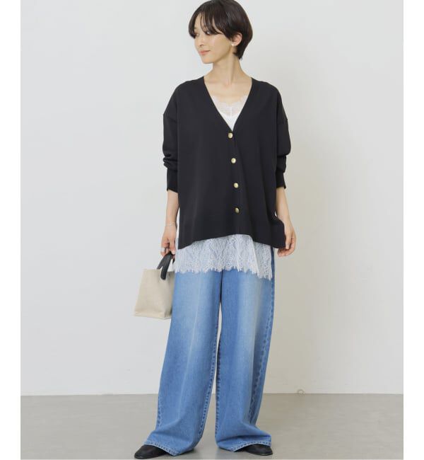 JOURNAL STANDARD relume「［手洗い可］ウォッシャブルメタルボタンVネックカーディガン」|カーディガン|