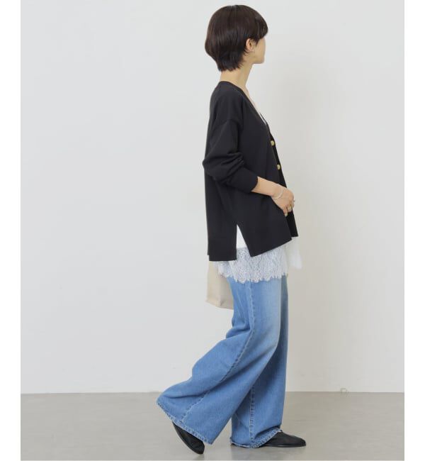 JOURNAL STANDARD relume「［手洗い可］ウォッシャブルメタルボタンVネックカーディガン」|カーディガン|