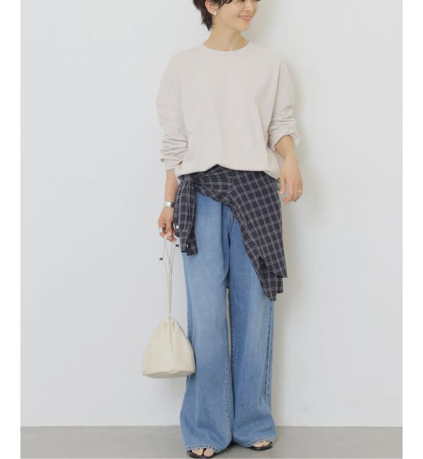 JOURNAL STANDARD relume「《追加3》ギャザーヘムロングスリーブ」|Tシャツ・カットソー|