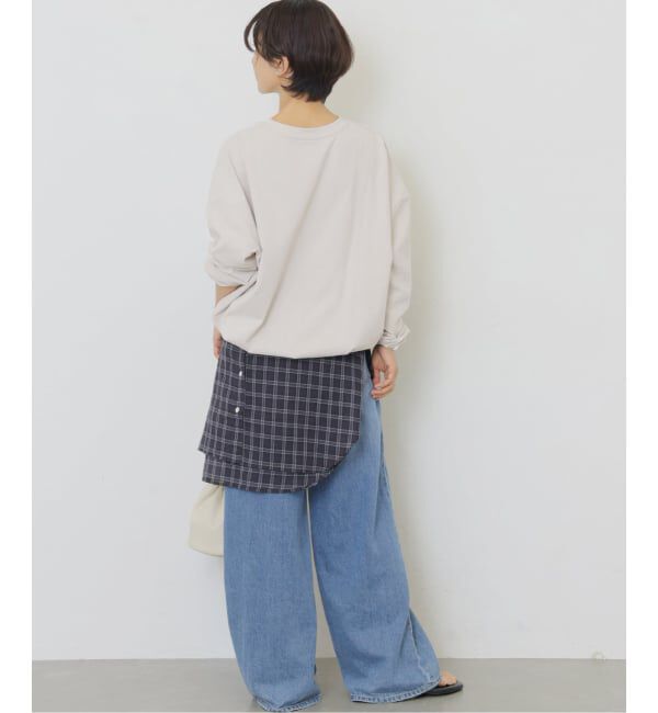 JOURNAL STANDARD relume「《追加3》ギャザーヘムロングスリーブ」|Tシャツ・カットソー|