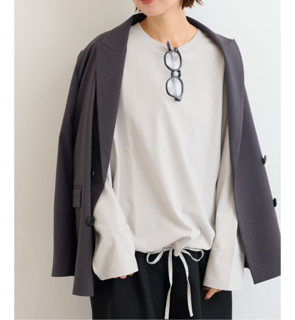 JOURNAL STANDARD relume「《追加3》ギャザーヘムロングスリーブ」|Tシャツ・カットソー|