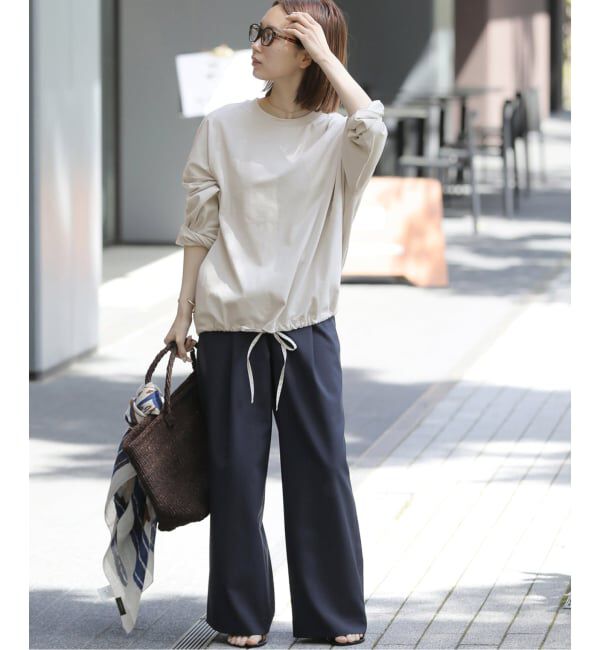 JOURNAL STANDARD relume「《追加3》ギャザーヘムロングスリーブ」|Tシャツ・カットソー|