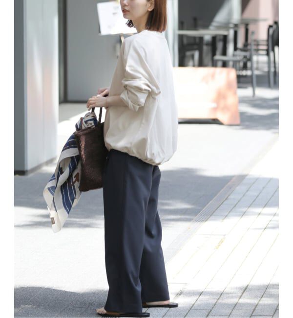 JOURNAL STANDARD relume「《追加3》ギャザーヘムロングスリーブ」|Tシャツ・カットソー|