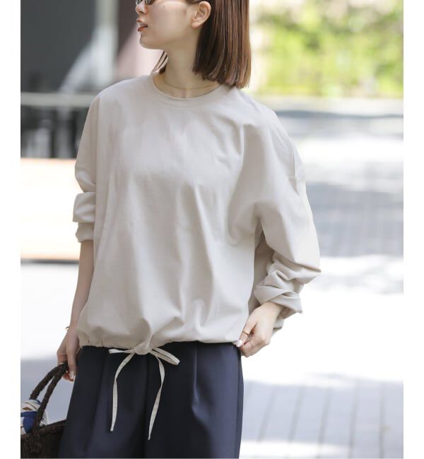 JOURNAL STANDARD relume「《追加3》ギャザーヘムロングスリーブ」|Tシャツ・カットソー|