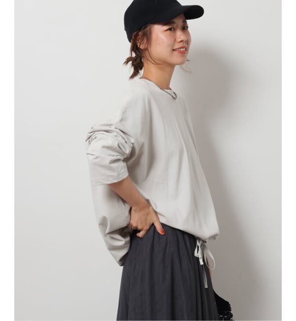 JOURNAL STANDARD relume「《追加3》ギャザーヘムロングスリーブ」|Tシャツ・カットソー|