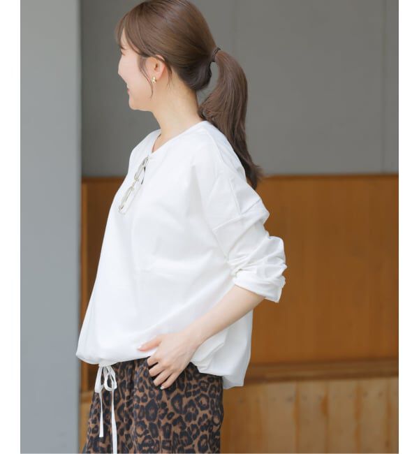 JOURNAL STANDARD relume「《追加3》ギャザーヘムロングスリーブ」|Tシャツ・カットソー|