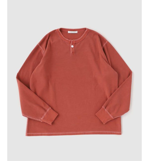 JOURNAL STANDARD「OE ロウ カウント バック ヘンリーネック ロンT」|Tシャツ・カットソー|オレンジ A