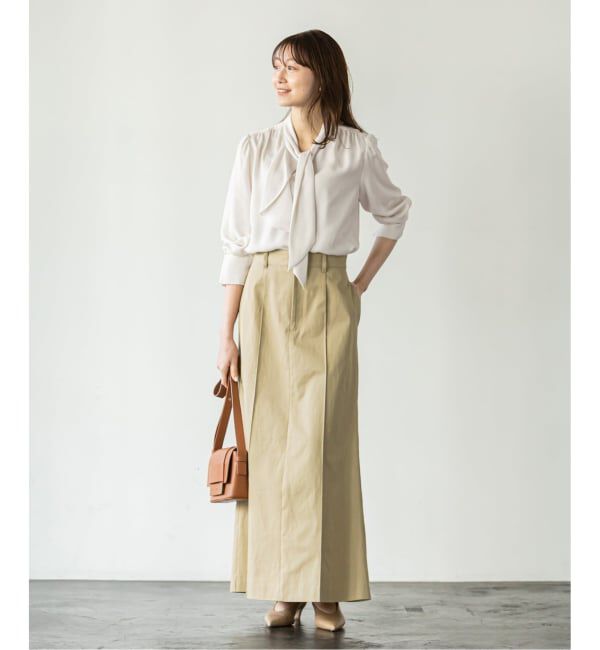 NOBLE「《WEB&日本橋店限定追加》ロイヤルサテンボウタイブラウス」|シャツ・ブラウス|