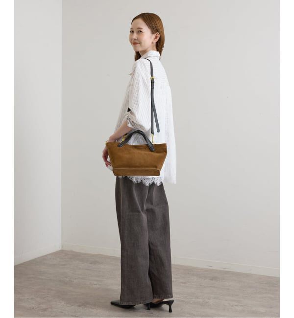 U by SPICK&SPAN「《予約》レースドッキングシャツ」|シャツ・ブラウス|