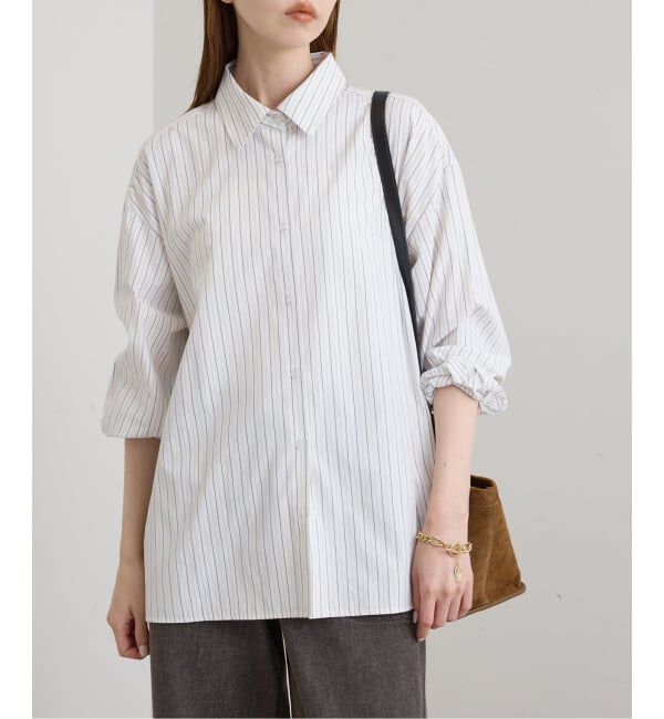 U by SPICK&SPAN「《予約》レースドッキングシャツ」|シャツ・ブラウス|