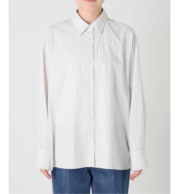 U by SPICK&SPAN「《予約》レースドッキングシャツ」|シャツ・ブラウス|