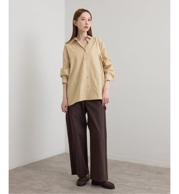 U by SPICK&SPAN「《予約》レースドッキングシャツ」|シャツ・ブラウス|