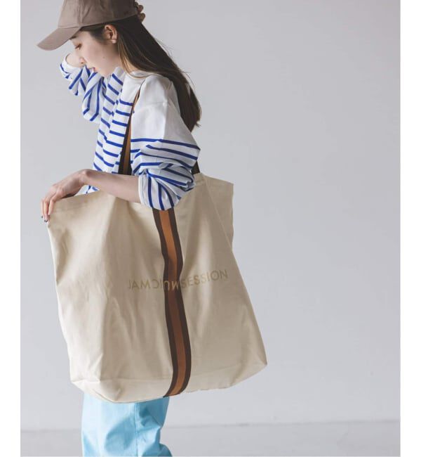 NOBLE「《岡山＋WEB限定・予約》N.Jam/エヌジャムトートLarge」|トートバッグ|ナチュラル