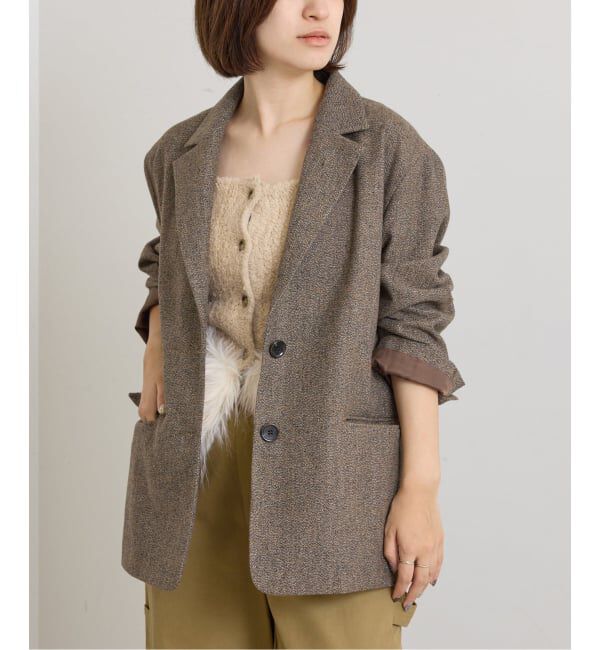 U by SPICK&SPAN「PROVOKE/プロヴォーク transform fake fur knit」|ストール|